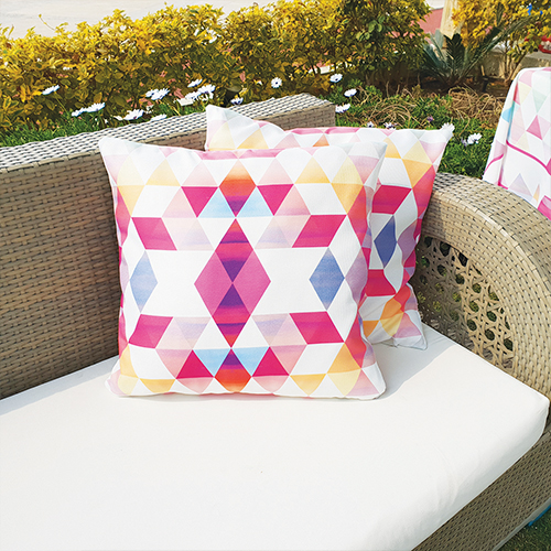 Triangles Cushion